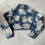 Flying Angel Acid Wash Denim Jacket Blue Photo 6