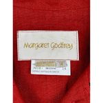 Vintage Nautical Red Rust Linen Shirt Size 14/Size 10 Mod Godfrey Photo 3