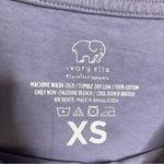 Ivory Ella  sweet paisley long‎ sleeve t-shirt purple size XS Photo 4