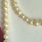 Endless Infinity 65” Strand White Freshwater Baroque Pearl Necklace Photo 3