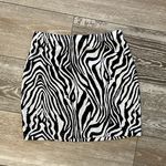 SheIn SZ CS Adorable Zebra / Animal Print Skirt Pull On Style Photo 5
