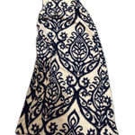 Prómesa Small S blue print maxi skirt stretch Beautiful high waist womens Photo 0