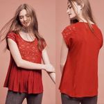 Anthropologie Akemi + Kin Arcana Women Small Boho embroidered Top Photo 8