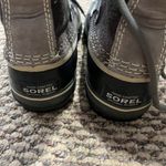 Sorel Joan of Arctic Waterproof Insulated Winter Snow Boots Size 5 Gray Leather Photo 4