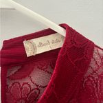 Altar'd State Altar’d State Maroon lace dress Photo 2