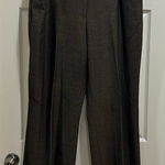 Apostrophe  wide leg trouser pants gold and black chevron print size 18 Photo 0