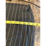 Lululemon  Emerald Long Sleeve Short Serve Stripe Heathered Black White Size 12df Photo 5