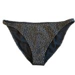 ANDIE NWT  x Demi Moore Swim The Tropez Bikini Bottom In Black/Gold Size Large Photo 2