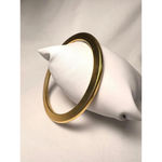 Vintage gold toned quiet luxury bangle bracelet Photo 1