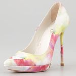 Alice + Olivia Danny watercolor platform pumps size 38 Photo 0