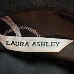 Laura Ashley Women's Jacket Large Black White Graphic Circles Embroidered Zipper Photo 4