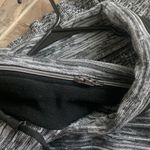 Leif Nelson Faux Leather Trim Collar Black White Stretch Fit Sweater Size L Photo 11