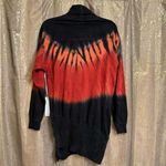 Young Fabulous and Broke Young, Fabulous & Broke Tie Dye Black Orange Red Turtleneck Dress XS NWT Photo 1