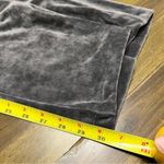 SAVVI Natasha Velour Velvet Wide Leg Pants Pull On Gray Waistband Track M Size M Photo 6