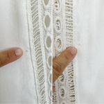 Boho Me White Eyelet Crochet Fringe CoverUp Photo 11