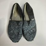 Toms Carpenter Diem canvas slip on shoes size 6 Photo 1