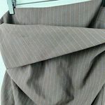 ZARA Pinstripe Strapless Mini Dress Photo 7