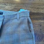 Frank And Oak size 8 plaid trouser pant straight ankle crop Photo 3