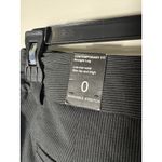 Amanda Chelsea Black Pinstripe Low Rise Straight Leg Office Siren Pants Size 0 Photo 4