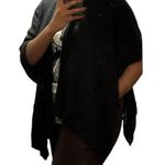 Wooden Ships  Wool Blend Poncho Cardigan Knit Women’s Size S/M Photo 2