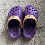 Crocs  Purple/Gold JMU James Madison University Dukes Classic Clogs SIZE 1M 3W Photo 6
