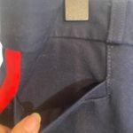 Banana Republic Navy Blue & Red Stripe Side Panel Sloan Pants Women Sz 4 Photo 4