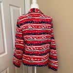 Vintage Keren Hart Red White Blue Jacket perfect for July 4th celebration Size L Photo 1