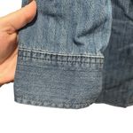 Universal Threads Universal Thread Denim Shirt Dress Blue Womens Size Small Snap Front Long Sleeve Photo 3