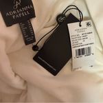 Adrianna Papell Women's Square-Neck Crepe Bow-Back Dress Ivory Sz 10 NWT Photo 6