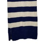 American Eagle  Sweater Dress Size Medium‎ Navy Cream Striped With Nordic Pattern Photo 4