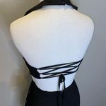 Lulus  NWT halter open back little black dress Small Photo 4