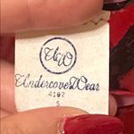 Undercover Wear Vintage Silk Feel Slip Dress Gown Red Black Lace Trim Goth Sexy Photo 4