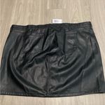 Torrid Black Faux Leather Mini Skirt Photo 2