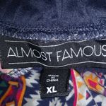 Almost Famous  XL Southwest Vibe Vintage Leggings XL Plus in Navy Purple Orange Photo 3