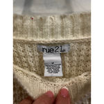 Women's Rue21 Cream & Red Striped Crew Neck Sweater Size M Size M Photo 2