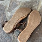 CORDANI Sarino gold braided Italian leather sandals 37 / 6.5 toe thong flats Photo 5