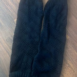 Black Knit Eyelet Photo 0