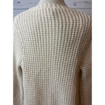 Ann Taylor  Loft Knit Sweater size Large Womens Poncho Lagenlook gold Metallic Photo 9