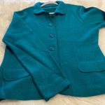 Jane Ashley  Wool Sweater size XL BNWOT teal color very pretty length 28” bust 42 Photo 6