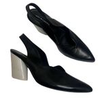 Halmanera Colorblock Slingback Heels Sz. 41 (US 10.5) Black Photo 1