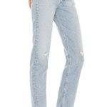 AGOLDE 90’s Pinch Waist High Rise Straight Leg Jeans in Flashback Wash Size 29 Photo 3