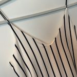 Gaze Black and White Stripe Bodysuit Photo 1