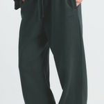 SKIMS NWT  - Classic Straight Leg Pants Spruce Green — Size Large Photo 0