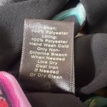 Ann Taylor Dress Women 00P Black Pink Floral Sheath Dress Crossover Strap Petite Photo 6