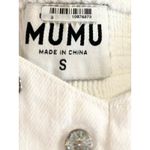 Show Me Your Mumu Shania Bridal Top in Rhinestone White Denim S Photo 5