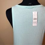 J.Crew Light Blue Knit cutaway tank maxi dress S Cotton Aqua Tank Style … Photo 9