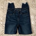 American Eagle  Next Level Stretch Super Hi-Rise Dark Wash Jeggings Photo 4