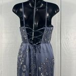 Dear Moon  Juniors' Sequined Illusion Lace-Up-Back Corset Gown Size 5 NWOT Photo 10