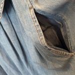 Denim Midi Dress With Built In Vest Size Large Photo 6