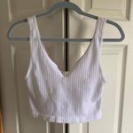 Ribbed Tank Top White Photo 0